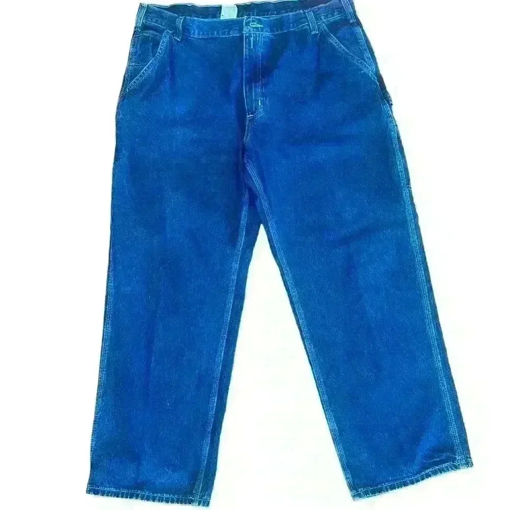 Carhartt Men’s Denim Jeans Size 40 x 30 Dungaree Fit Casual Work Straight EUC